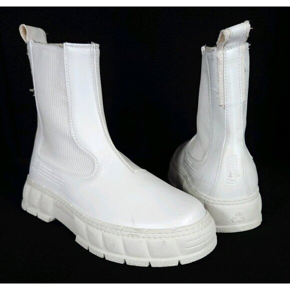 Viron 1997 Chelsea Boots Size 37 US 6 Womens White - Picture 3 of 16